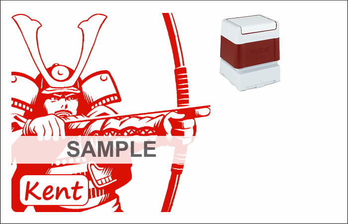 Samurai stamps